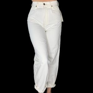 NWOT Lee white denim jeans